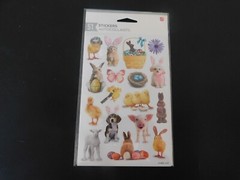American Greetings Easter stickers animals 51 stickers