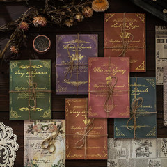 180 Sheets of Scrapbook Paper, Vintage Journaling Scrapbooking Supplies Craft Ki