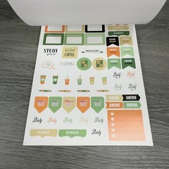 ZICOTO Greenery Sticker Set Lot of 2 Packs (1 unused & 1 partial) Scrapbook
