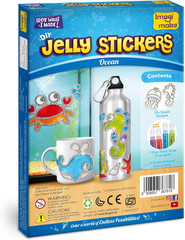 DIY Jelly Stickers – Ocean | 3D Gel Stickers Craft Kit for Kids | Window, Bottle