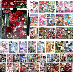 800pcs Kawaii Stickers Book Japanese Korean Scrapbook Journaling Manga Aesthetic