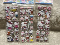 Retro Vintage Look Hello Kitty 3D Bubble Puffy Stickers 3 sets (#41)