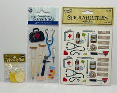 Vintage 2000 Sandylion Sticko Sticker Lot Wedding Golf Nurse Doctor Family NEW