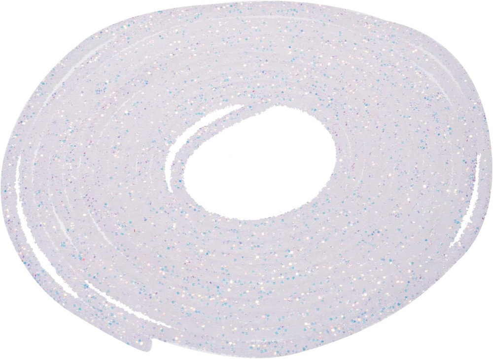 5 Yard 6Mm 0.24 Inch Glitter Sequins Rope Sequins Rhinestone Tube Cord for DIY W