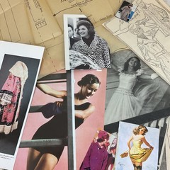 Curated Vintage Fashion Ephemera Collection | Princess Diana, Jackie O & More