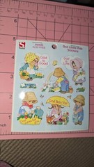 Vintage Standard Publishing Redi-Stix -Stickers God Loves Kids 36 Stickers