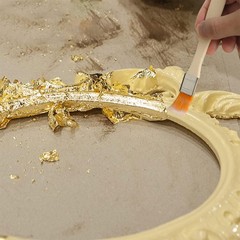 Gilding Adhesive, 100ml Epoxy Resin Gold Leaf Adhesive for Professional Craft…