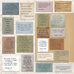 120 Pieces Retro Bible Verse Stickers (2 Pieces of Each), Inspirational Christia