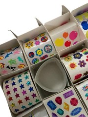 Vintage Sandylion Sticker Safari Box Design Set In Original Box Not Complete
