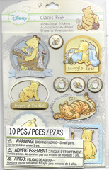 DISNEY Winnie Pooh Tigger Piglet Classic Playtime Fun Snuggle Nap Stickers