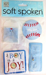 Me & My Big Ideas Soft Spoken Stickers Theme: BOY IS A JOY #SS-47
