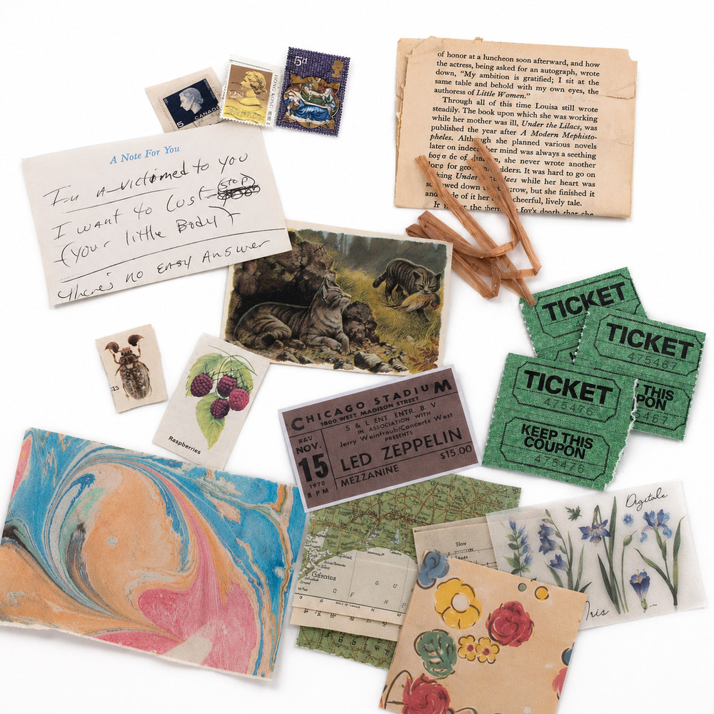 Scrapbooking Junk Journal Paper Ephemera Lot Tickets Stamps Maps Vintage Travel