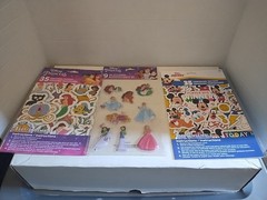 Variety Disney Tattoo Stickers Lot of 3 Princess Junior Mickey 79 Total 9 are 3D