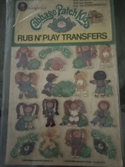 Cabbage Patch Kids Puffy Decal Stickers 1983 Sealed – Style 2