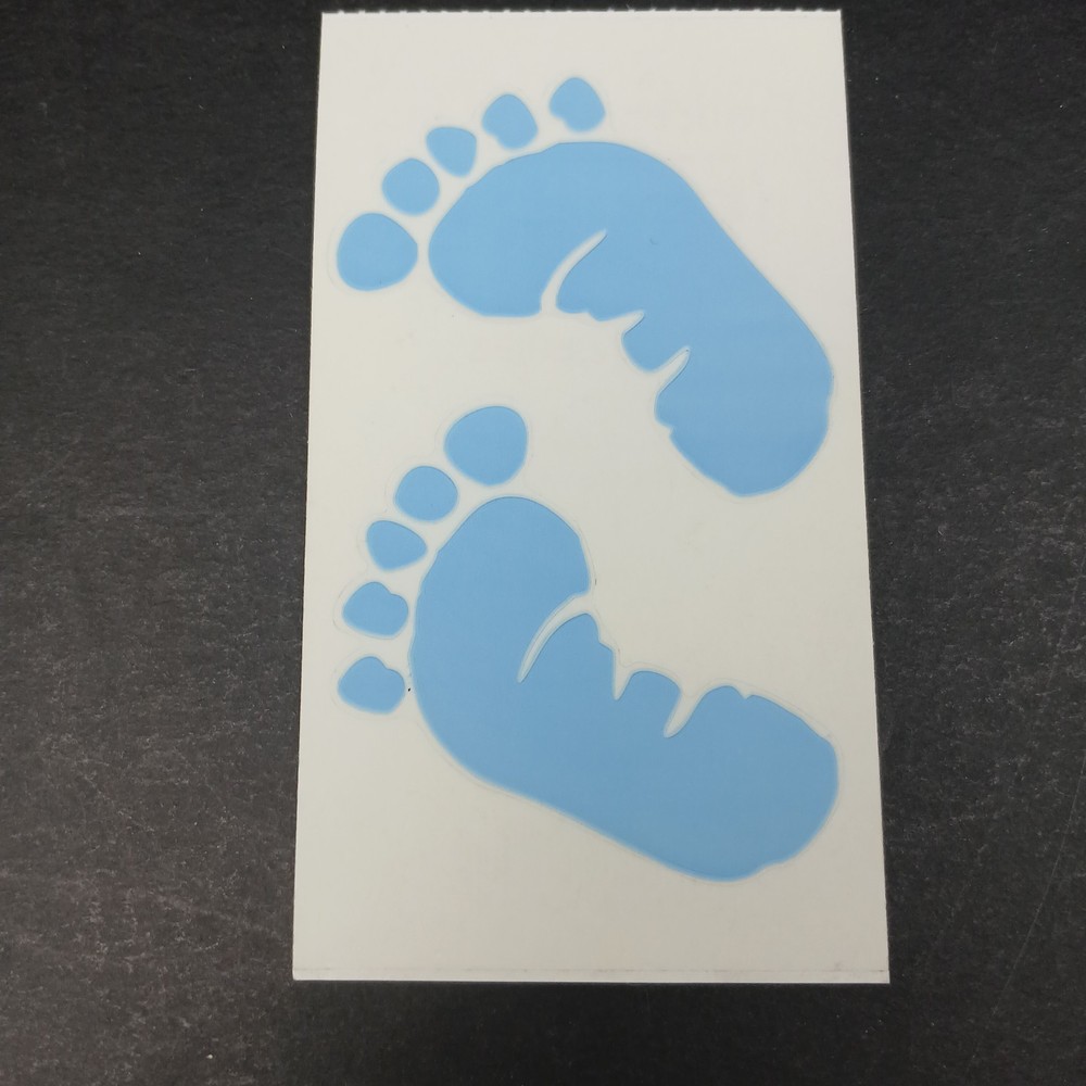 Frances Meyer Stickers Baby Boy Feet RTST 853 Footprints