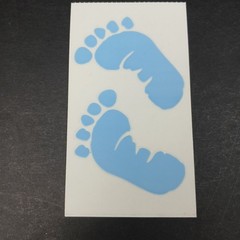 Frances Meyer Stickers Baby Boy Feet RTST 853 Footprints