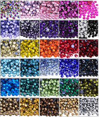 1200 Multi Size Rhinestones High Quality AAAA CRYSTAL HOTFIX-Iron On Bedazzling