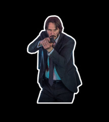 John Wick Die Cut Sticker Decal