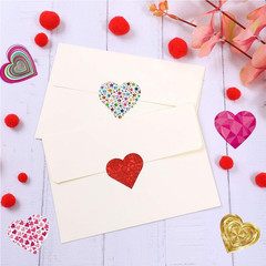 500Pcs Heart Stickers 1In Valentines Day Love Stickers Heart Shaped Sticker for