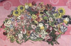Anna Griffin Flat Flowers “Beautiful Bouquets” set of 85 NEW