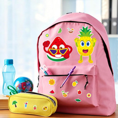 24 Sheets Make Your Own Summer Stickers, Funny Tropical Hawaii Make a Face Stick