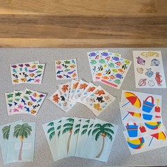 Vintage Beach & Tropical Scrapbooking 90s Sandylion, Mrs Grossman, Others