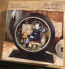 Rare Retired Tim Holtz Ideaology Curio Clock 2022