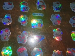 Hello Kitty Glitter Stickers – Cute Kawaii Japan Animation Shiny Anime