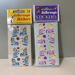 Stickermagic Clown Stickers Fuzzy +