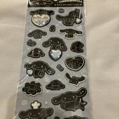 Brand New Sanrio Monotone Stone Cinnamoroll Sticker Sheet