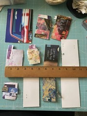 Unique Handmade Ephemera, Scrapbook,Junk Journal,tag,embellishment Mixed Media