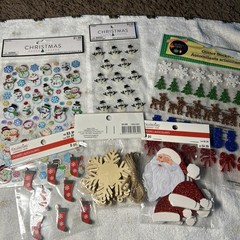 Recollections Paper Crafts Christmas Scrapbook Sticker Garland Lot of 6 Glitter