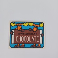 Vintage Mello Smello Chocolate Bar Sticker -80’s -Unused -Single Sticker NEW