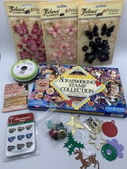 Lot 3 pkg 2.5″ Petaloo Textured Floral Burlap Flowers “Read Description”