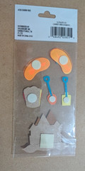 Keepsake Essentials (DG) Summer Embellishments 3-D Die Cuts for Scrapbooking NEW