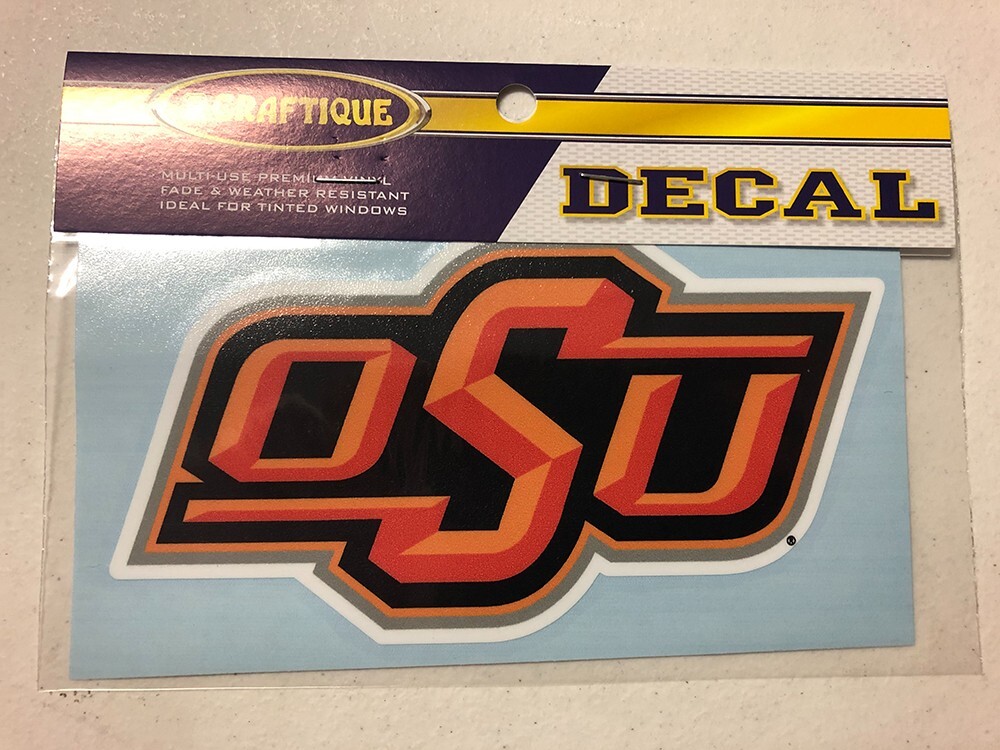Oklahoma State University OSU Block Logo Vinyl Decal OSU Window Sticker