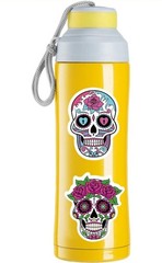 50Pc Sugar Skull Stickers Dia De Los Muertos Day of The Dead Mexican Vinyl Decal