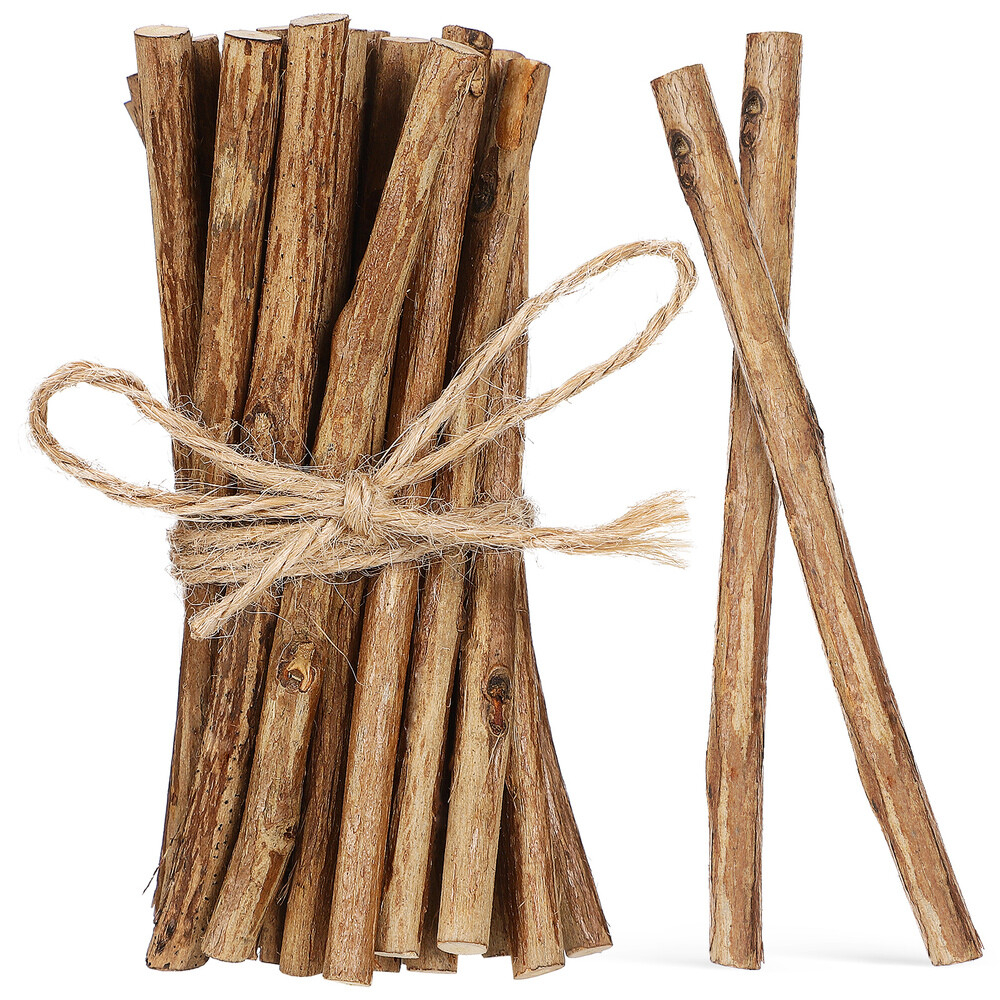 50 Pcs Rustic Decors Branches Natural Style Craft Sticks Wooden Sticks Crafts