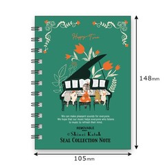 Shinzi Katoh Sticker Collecting Book Happy Tone A6 40 Pages