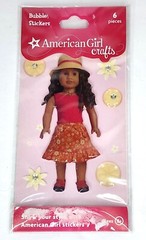American Girl Crafts Bubble Stickers Kaya Kit JLY Gardening 2010 3 Packs New