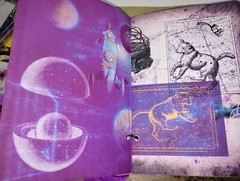 Universe Celestial Astrology Junk Journal Scrapbook USA Seller