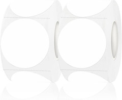 Blank Dot Stickers, 1.5 Inch Circle Stickers, 1000Pcs White round Price Sticker,