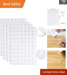 Double-Sided Clear Putty Dots – 280 Removable Stickers for Crafts & Decor