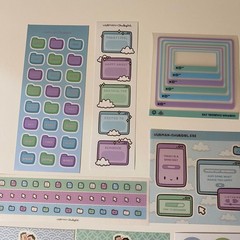 Hubman And Chubgirl Stickers Set