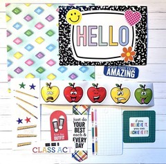 School Themed Ephemera Pack 40 Items