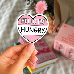 Hello I’m Hungry Sticker, laptop sticker, Watter bottle sticker, car decal