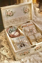 Junk Journal Scrapbook Fabric Wrap 24 Spools Kit – Loaded Bundle 39.37yd – 944ft
