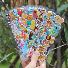 3D Puffy Stickers for Kids Toddlers, Bulk Stickers Sheet for Scrapbooking Reward