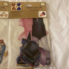 Paper Reflections Vellum Die Cuts Scrapbooking Decorations Lot Of 3 BRAND NEW