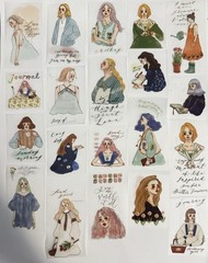 Transparent Journaling Stickers (10 Stickers/Order) – Random Assortment